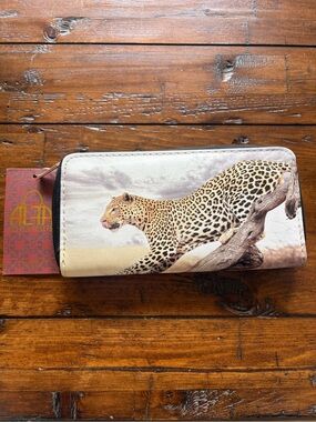 Alfa bags leopard print wallet